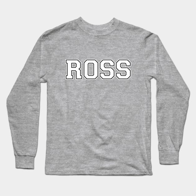 SPUN Name Shirt ROSS Long Sleeve T-Shirt by haegifrq